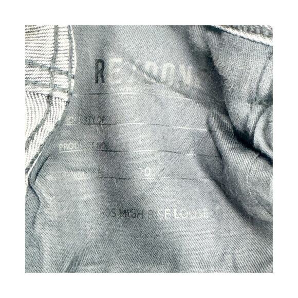 RE/DONE Vintage Ash Grey 90s High-Rise Loose Straight-Leg Jeans Size 23 NWT - Picture 12 of 13